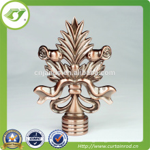 D-F0065 Electroplating fancy curtain rod finial sold the Middle East
